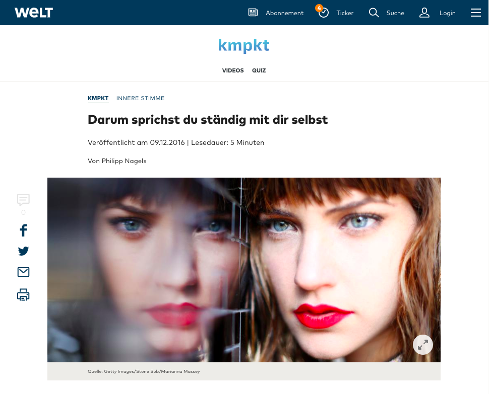 Philipp Nagels Innere Stimme WELT